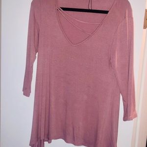Pink top / long sleeve shirt
